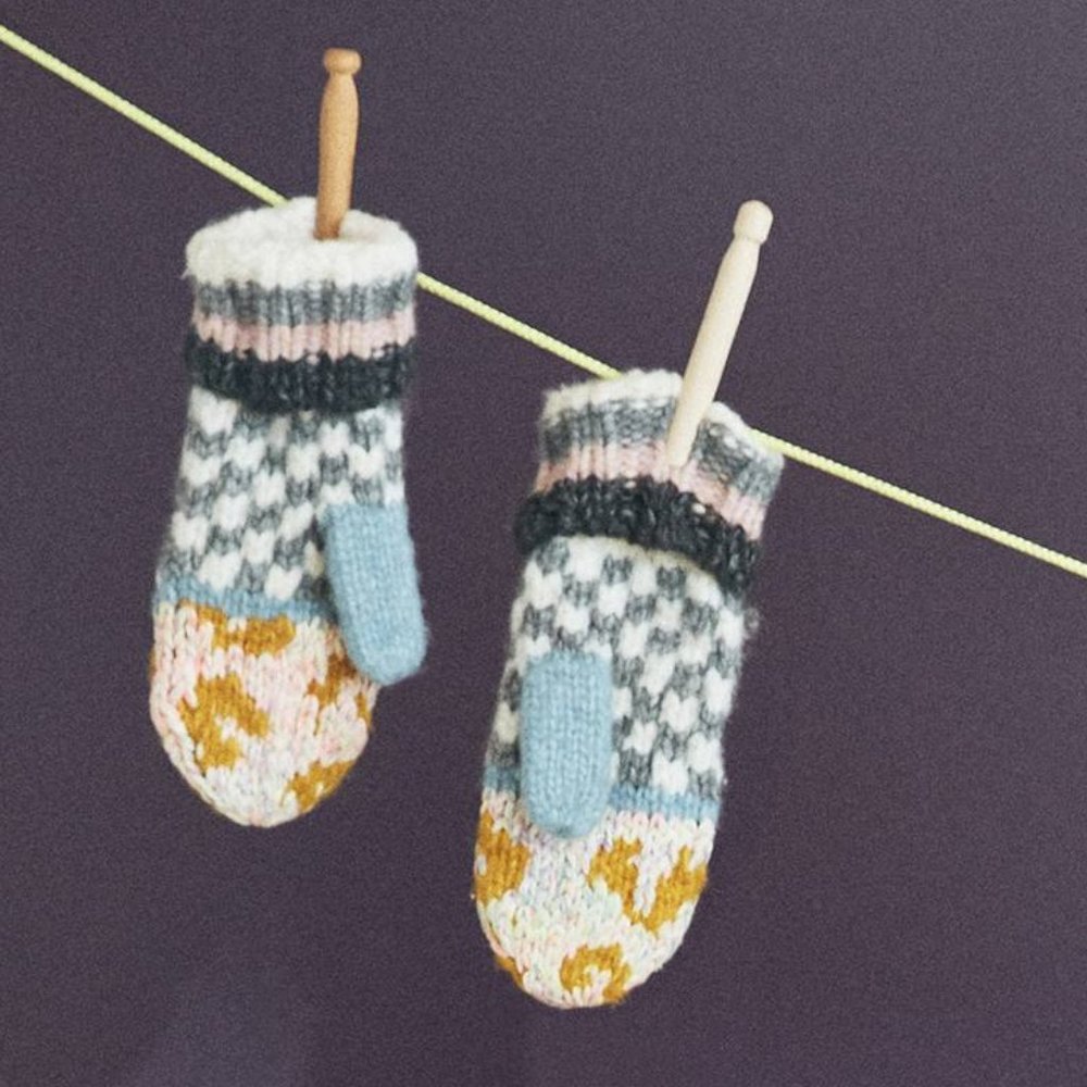 HTF Anthropologie Laura Dalgaard Reese Mittens - Picture 3 of 7